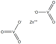 Bismetavanadic acid zinc salt Struktur