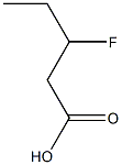 3-Fluorovaleric acid Struktur