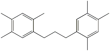 2,2'-(1,3-Propanediyl)bis(1,4,5-trimethylbenzene) Struktur