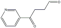 4-(3-Pyridyl)-4-oxobutyraldehyde Struktur