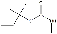 N-Methylthiocarbamic acid S-(1,1-dimethylpropyl) ester Struktur