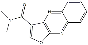 3-(N,N-Dimethylaminocarbonyl)-4,9-diaza-1-oxa-1H-benz[f]indene Struktur