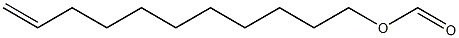 Formic acid 10-undecenyl ester Struktur