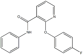 N-Phenyl-2-(4-fluorophenoxy)nicotinamide Struktur