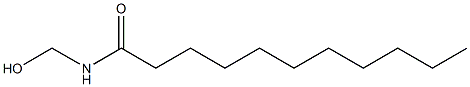 N-Hydroxymethylundecanamide Struktur