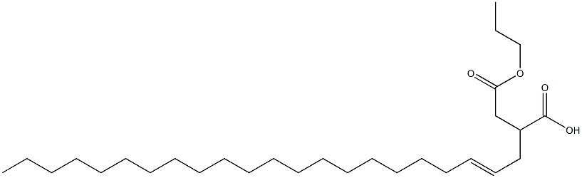 2-(2-Docosenyl)succinic acid 1-hydrogen 4-propyl ester Struktur