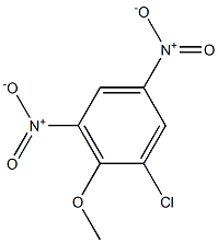 1-Chloro-2-methoxy-3,5-dinitrobenzene Struktur