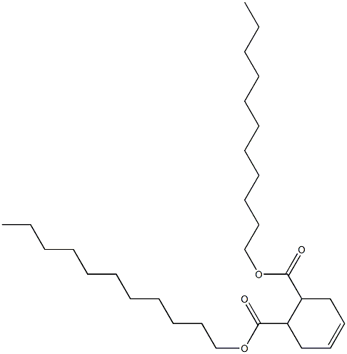 4-Cyclohexene-1,2-dicarboxylic acid diundecyl ester Struktur