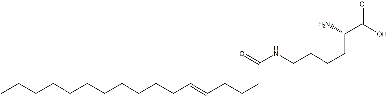 N6-(5-Heptadecenoyl)lysine Struktur