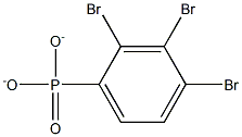 2,3,4-Tribromophenylphosphonate Struktur