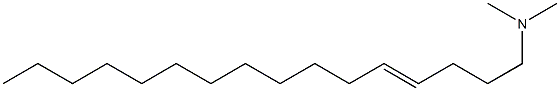 N,N-Dimethyl-4-hexadecen-1-amine Struktur