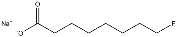 8-Fluorooctanoic acid sodium salt Struktur