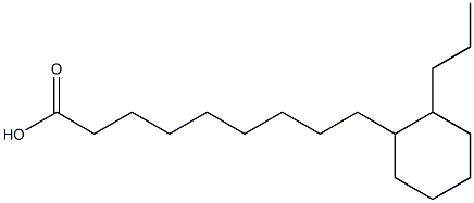 9-(2-Propylcyclohexyl)nonanoic acid Struktur