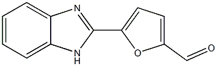 2-[5-Formylfuran-2-yl]-1H-benzimidazole Struktur