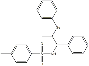 N-[2-(Phenylseleno)-1-phenylpropyl]-4-methylbenzenesulfonamide Struktur