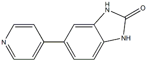 5-(4-Pyridyl)-1H-benzimidazol-2(3H)-one Struktur