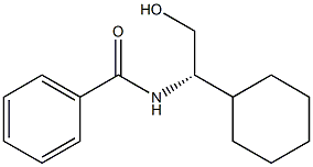 (-)-N-[(S)-1-Cyclohexyl-2-hydroxyethyl]benzamide Struktur