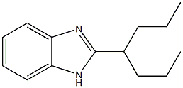 2-(1-Propylbutyl)-1H-benzimidazole Struktur