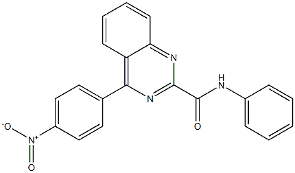 N-Phenyl-4-(4-nitrophenyl)quinazoline-2-carboxamide Struktur