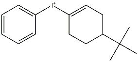 4-tert-Butyl-1-cyclohexenylphenyliodonium Struktur