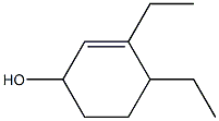 3,4-Diethyl-2-cyclohexen-1-ol Struktur