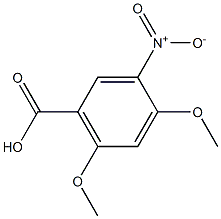 4,6-Dimethoxy-3-nitrobenzoic acid Struktur