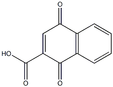 1,4-Dioxo-1,4-dihydronaphthalene-2-carboxylic acid Struktur