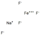 Sodium iron(III) fluoride Struktur