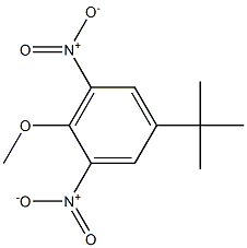 1-tert-Butyl-4-methoxy-3,5-dinitrobenzene Struktur