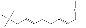 1,8-Bis(trimethylsilyl)-2,6-octadiene Struktur