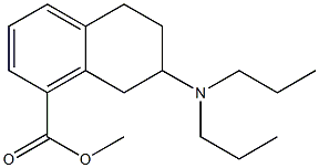 7-(Dipropylamino)-5,6,7,8-tetrahydronaphthalene-1-carboxylic acid methyl ester Struktur