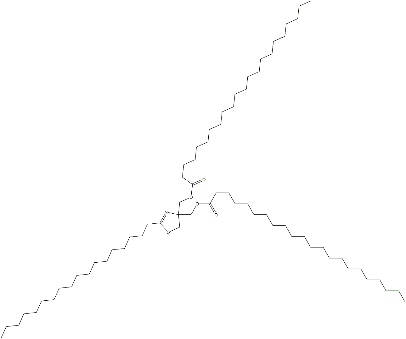 2-Octadecyl-2-oxazoline-4,4-dimethanol didocosanoate Struktur