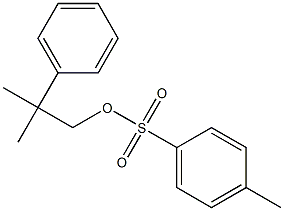 p-Toluenesulfonic acid 2-methyl-2-phenylpropyl ester Struktur