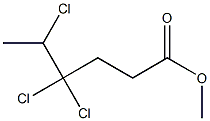 4,4,5-Trichlorocaproic acid methyl ester Struktur