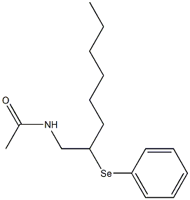 N-[2-(Phenylseleno)octyl]acetamide Struktur