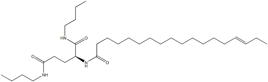 N2-(15-Octadecenoyl)-N1,N5-dibutylglutaminamide Struktur