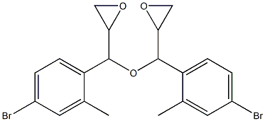 4-Bromo-2-methylphenylglycidyl ether Struktur