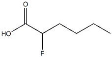 2-Fluorocaproic acid Struktur