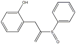 2-[2-(Phenylsulfinyl)-2-propenyl]phenol Struktur