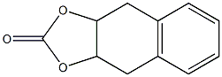 3a,4,9,9a-Tetrahydronaphtho[2,3-d]-1,3-dioxol-2-one Struktur