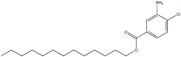 3-Amino-4-chlorobenzoic acid tridecyl ester Struktur