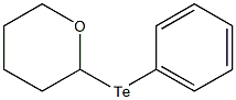 2-Phenyltellurotetrahydro-2H-pyran Struktur