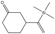 3-[1-(Trimethylsilyl)ethenyl]cyclohexan-1-one Struktur