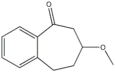 7-Methoxy-6,7,8,9-tetrahydro-5H-benzocyclohepten-5-one Struktur