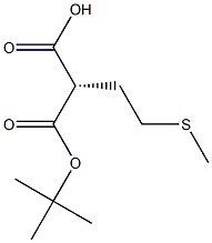 (S)-2-(tert-butoxycarbonyl)-4-(methylthio)butanoic acid Struktur