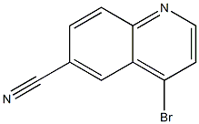 4-Bromoquinoline-6-carbonitrile Struktur