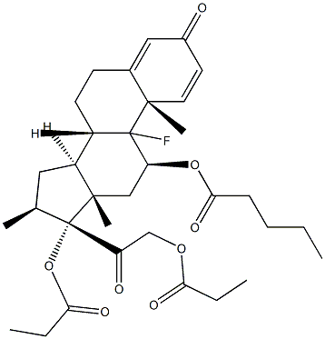 Betamethasone valerate impurity mixture Struktur