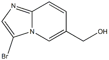 (3-bromoimidazo[1,2-a]pyridin-6-yl)methanol Struktur