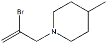 2-Bromo3-(4-methylpiperidino)prop-1-ene Struktur