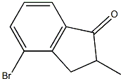 4-Bromo-2-methylindan-1-one Struktur